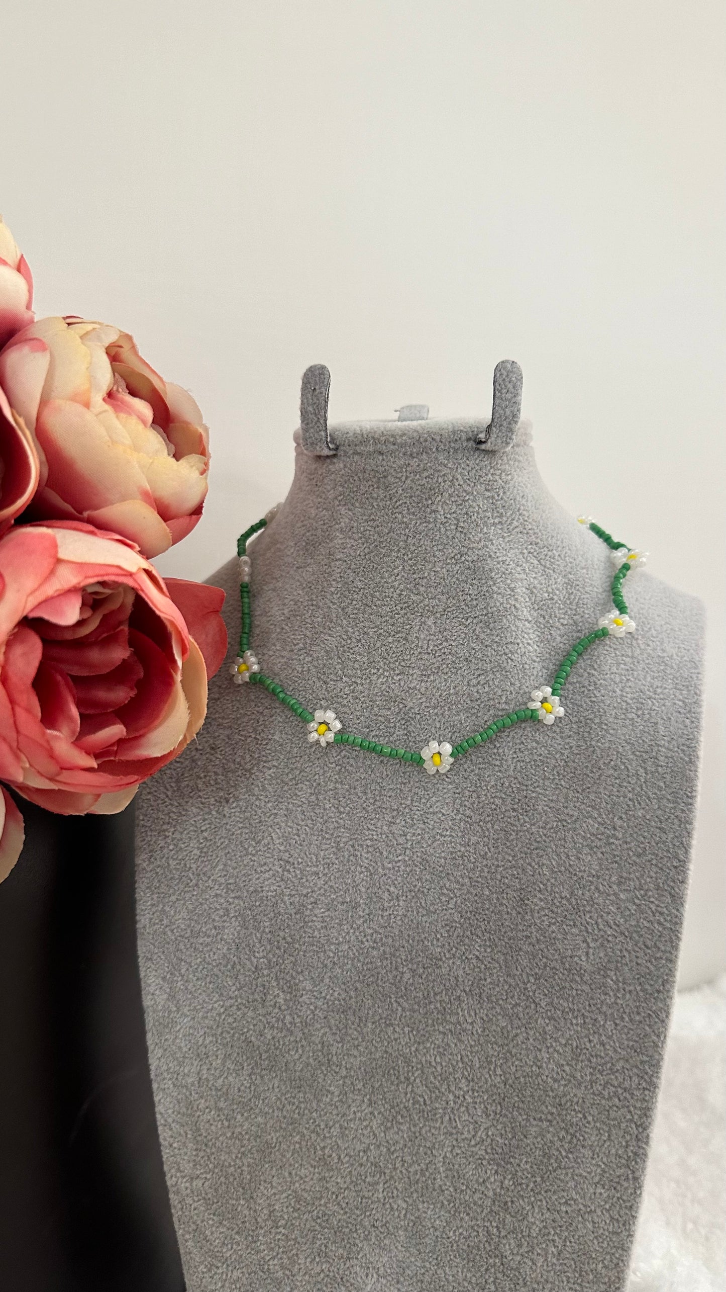 Collana Flower Green